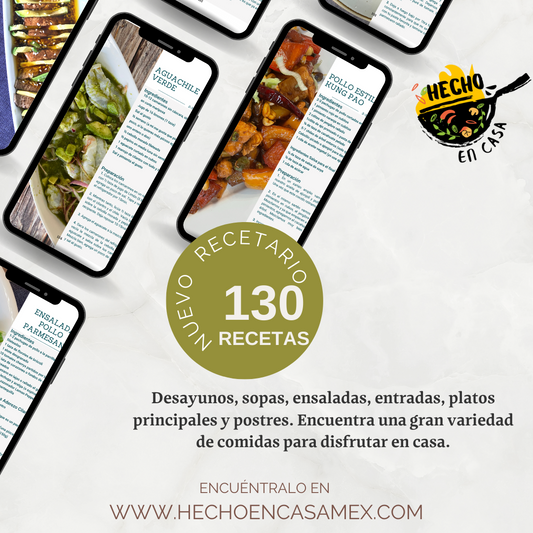 Recetario Digital Hecho en Casa